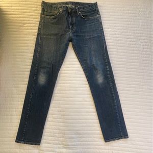 Worn H&M men’s jeans.
